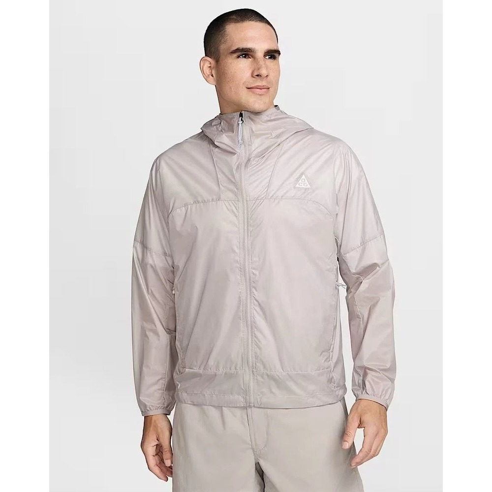 Nike ACG Windshell Jacket Mens XL Grey NEW Cinder Cone DB0978-009 Packable
